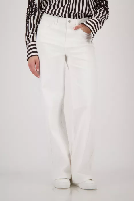 Palazzo jeans krémová Monari | 36, 40, 42