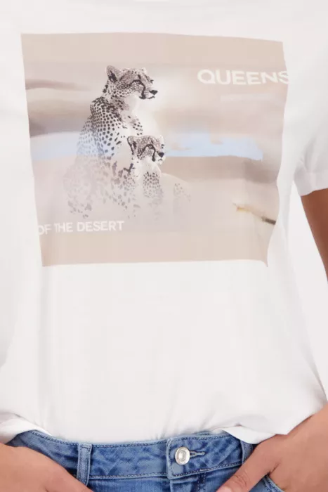 Tričko s leopardím vzorem Monari Tričko s leopardím vzorem Monari