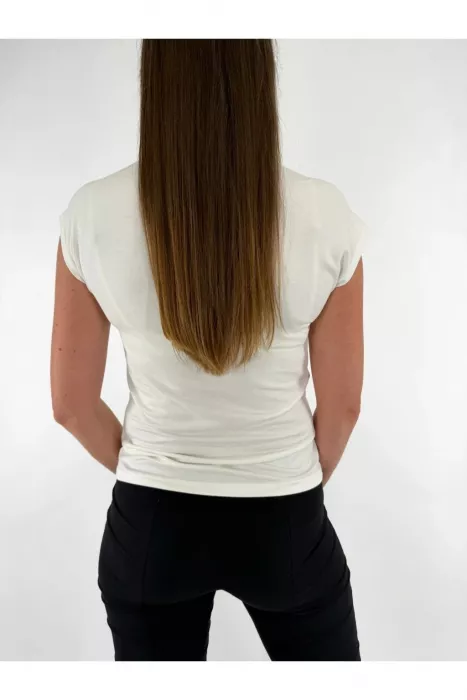 Triko kr.r. se slzou Elon Classic Fashion bílá 62106/L