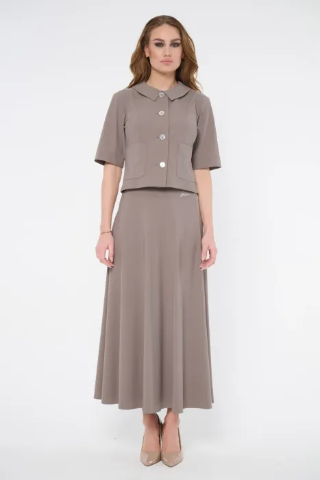 Sako s límečkem INFINITE taupe 563-500 Sako s límečkem INFINITE taupe 563-500