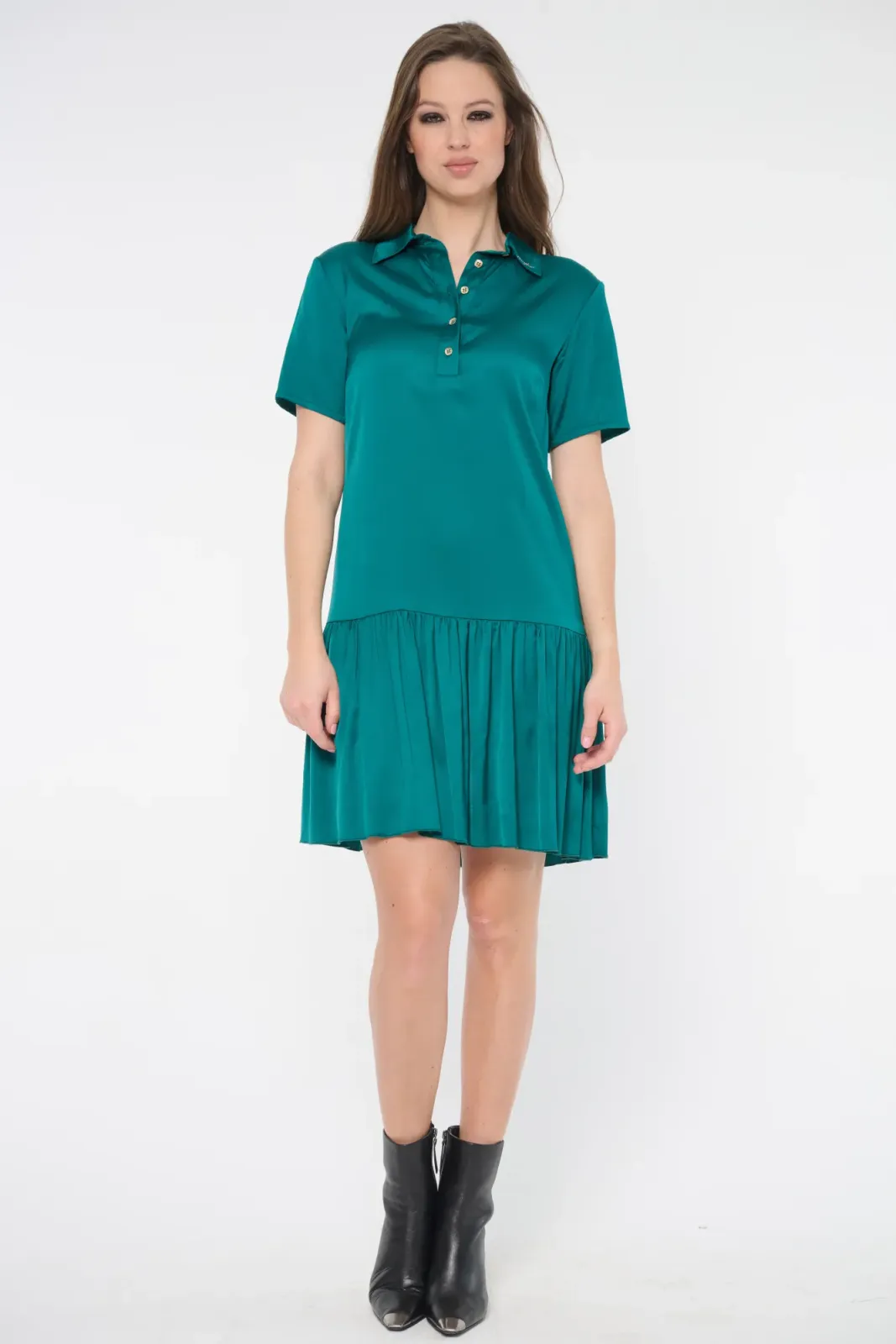 Šaty INFINITE emerald 363-635B