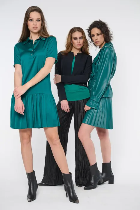 Šaty INFINITE emerald 363-635B