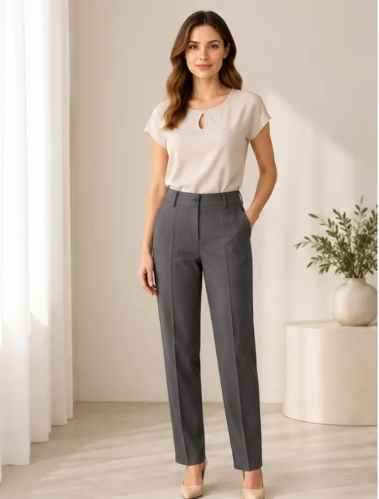 KALHOTY ELON šedá | 36, 38, 40, 44