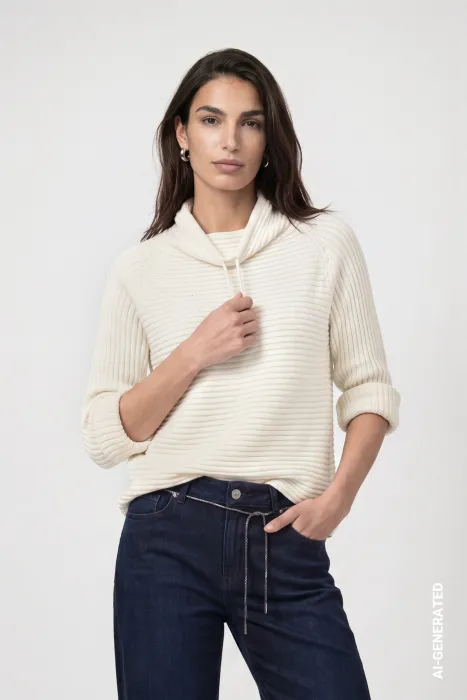 Svetr MONARI smetana 809981 | 36, 38, 40
